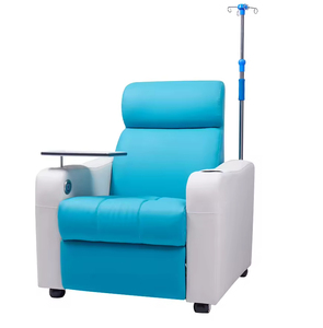 Manual Foldable Modern Hospital Blood Collection Chair for Phlebotomy Medical Donor Dialysis Use