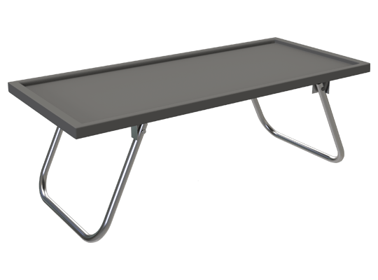 Overbed Dining Table Membrane Pressed Top 6711