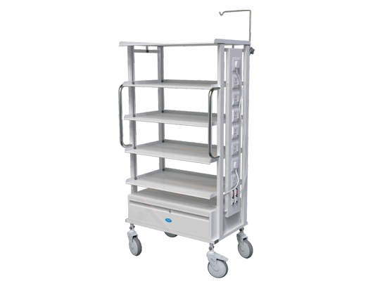 Hospital Monitor Trolley