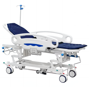 SUNCARE Hospital Equipment Hydraulic Patient Transfer Medical Bed Transfer Folding Stretcher Trolley