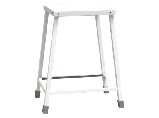 Bedside Stool with Plain Top — Hospital Visitor Stool