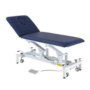 medical 2 Section Massage Stretcher Physiotherapy Treatment Beds Therapeutic Table Medical Ultrasound Examination Couch