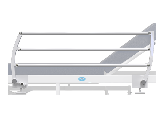 Collapsible Side Rail Lockable Powder Coated