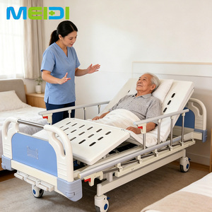 Professional High-quality Metal Electric Manual 3-Function Home Care Hospital Bed