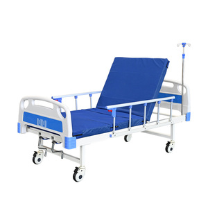 Best Selling Adjustable 2 Cranks 2 Functions Manual Clinic Medical Hospital Ward Bed