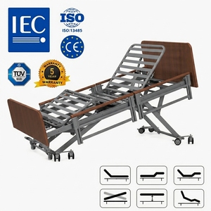 Electric Hospital Bed For Home Use Adjustable Patient Medical Bed With Rails