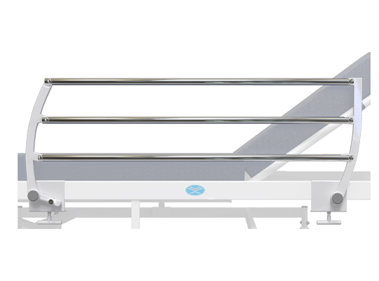 Detachable SS Collapsible Side Rail Pair